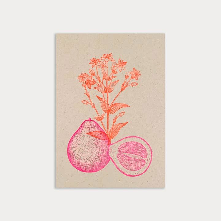 TOGETHERY Greeting Postcard - Pomelo greeting card - Zabecca Living