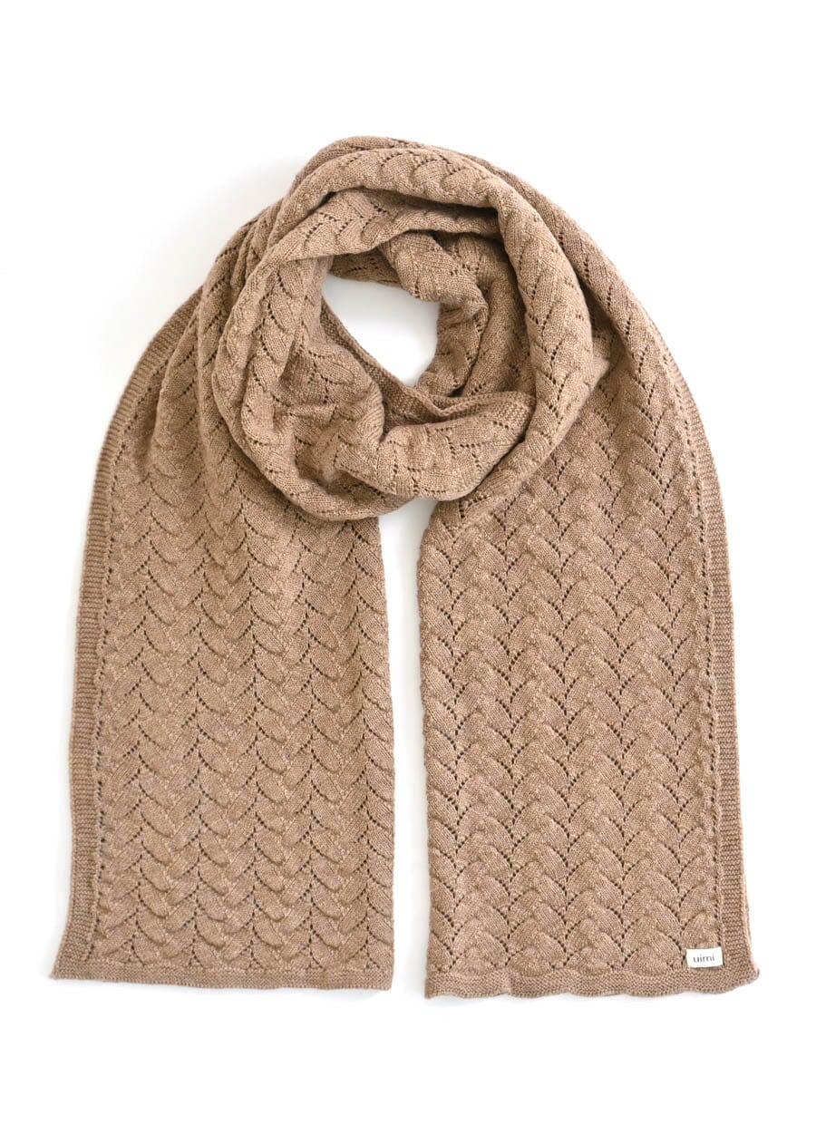 UIMI Camilla Lace Merino Scarf - Cashew scarf - Zabecca Living