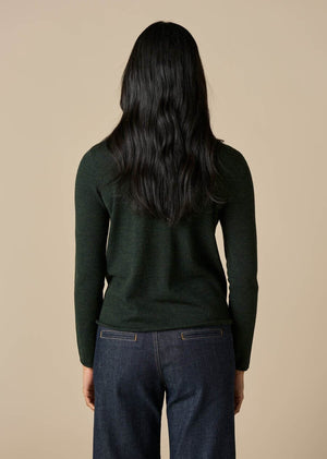 UIMI Phoebe Merino Top - Basil Jumpers + Knitwear - Zabecca Living