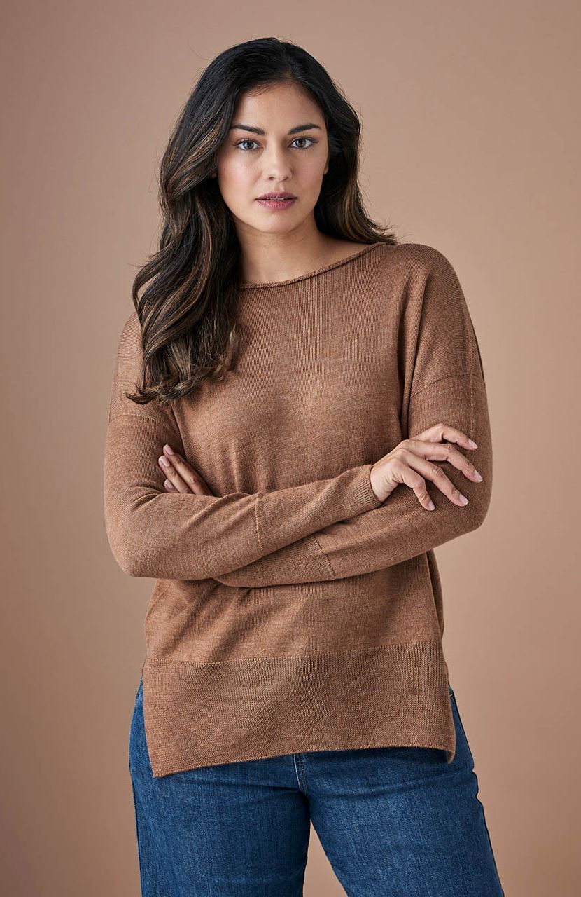 UIMI Sutton Top - Gingerbread Jumpers + Knitwear - Zabecca Living
