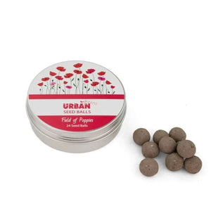 URBAN GREENS Seed Balls - Field Of Poppies GROW KIT - Zabecca Living