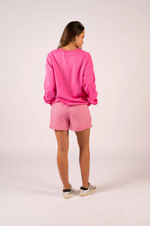WE ARE THE OTHERS Chelsea Vintage Sweat - Pink Bon Jour SWEATER - Zabecca Living