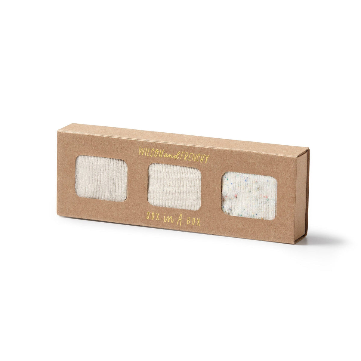 WILSON & FRENCHY 3 Pack Baby Socks - Clay Baby Socks - Zabecca Living