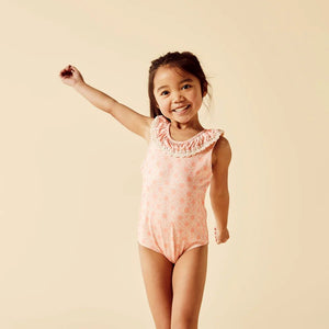 WILSON & FRENCHY Crochet Swimsuit - Amelie Floral BABY CLOTHING - Zabecca Living