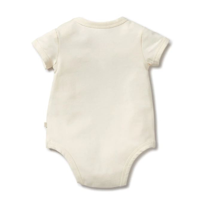WILSON &amp; FRENCHY Organic Bodysuit - Life Is Beautiful BABY CLOTHING - Zabecca Living