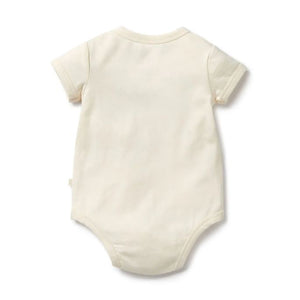 WILSON & FRENCHY Organic Bodysuit - Peachy BABY CLOTHING - Zabecca Living