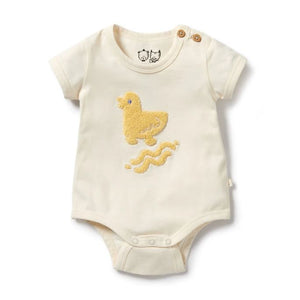 WILSON & FRENCHY Organic Bodysuit - Quack BABY CLOTHING - Zabecca Living