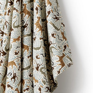 WILSON & FRENCHY Organic Bunny Rug - Mini Jungle BABY BLANKET - Zabecca Living