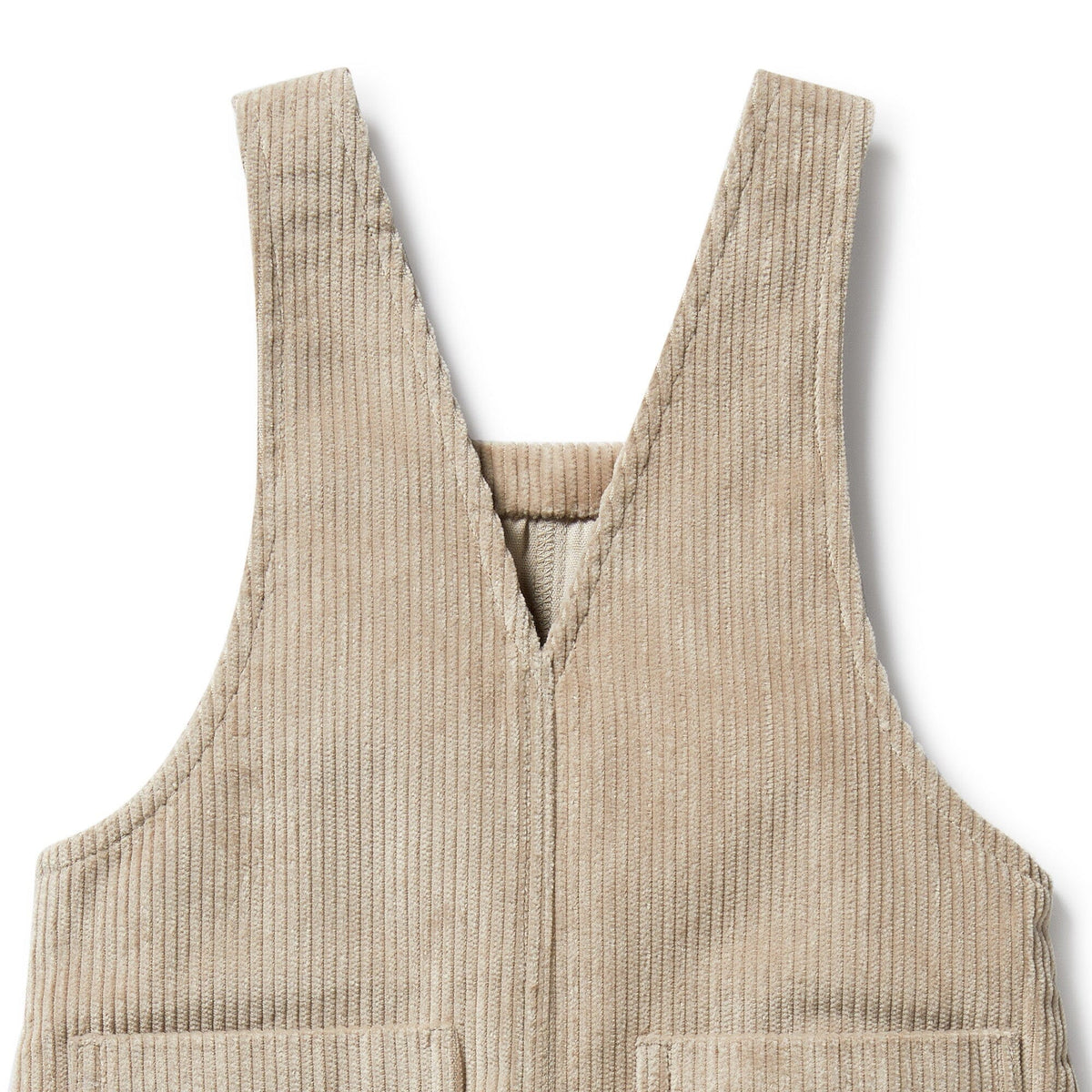 WILSON &amp; FRENCHY Organic Cord Overall - Sand BABY CLOTHING - Zabecca Living