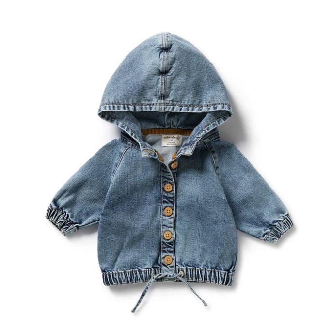 WILSON & FRENCHY Organic Denim Jacket Toddler Clothing - Zabecca Living