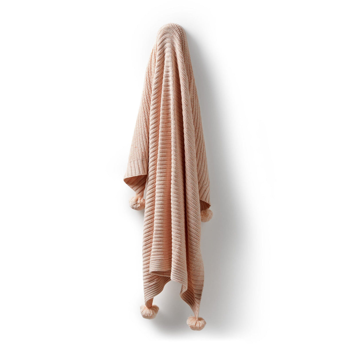 WILSON & FRENCHY Organic Knitted Blanket - Fairy Floss BABY BLANKET - Zabecca Living