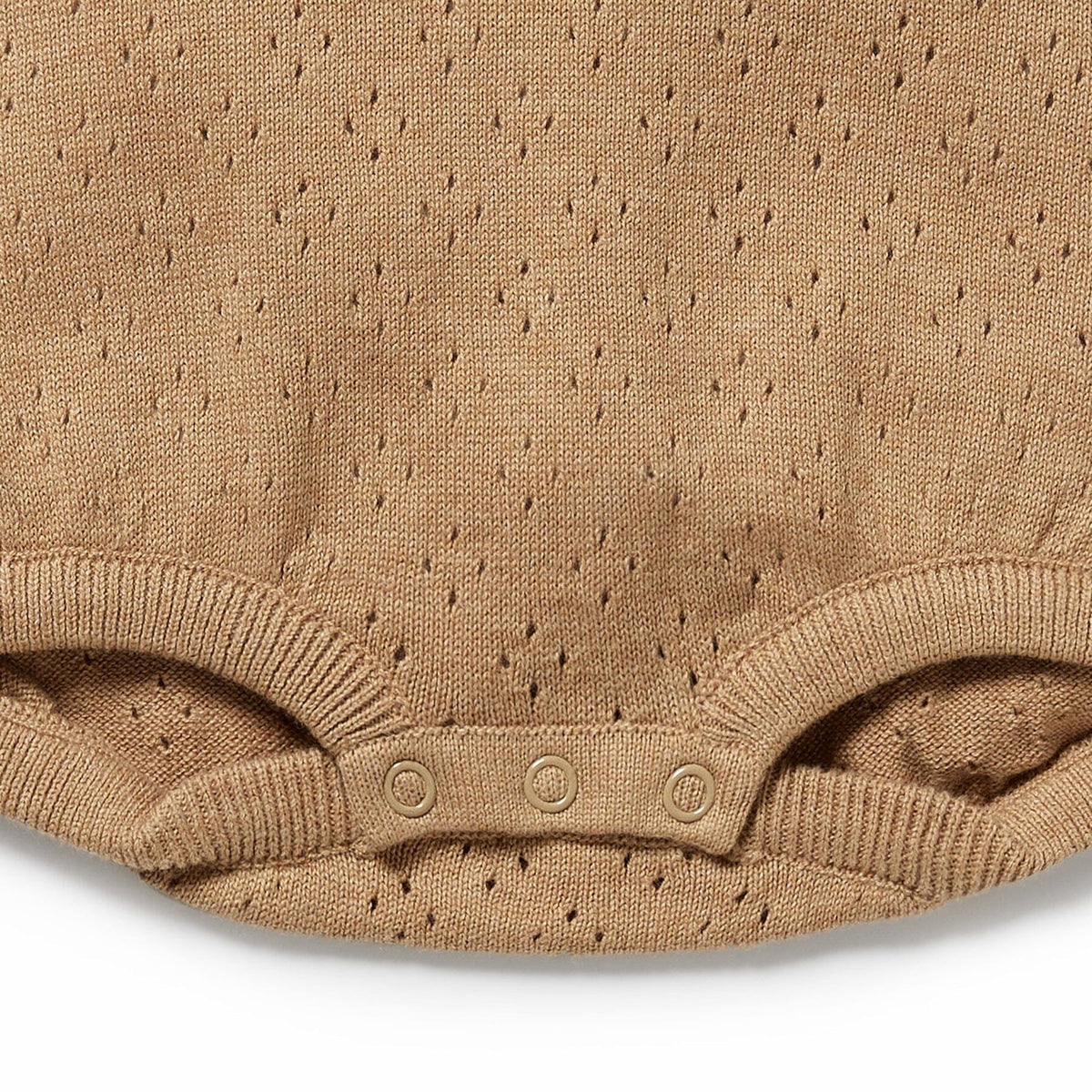 WILSON &amp; FRENCHY Organic Knitted Bodysuit - Oat Toddler Clothing - Zabecca Living