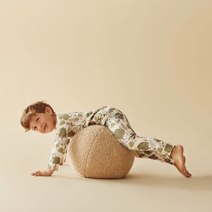 WILSON &amp; FRENCHY Organic Long Sleeved Pyjamas - Little Trees Kids Pyjamas - Zabecca Living