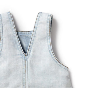 WILSON & FRENCHY Organic Overall - Denim BABY CLOTHING - Zabecca Living