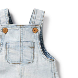 WILSON & FRENCHY Organic Overall - Denim BABY CLOTHING - Zabecca Living