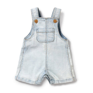 WILSON & FRENCHY Organic Overall - Denim BABY CLOTHING - Zabecca Living