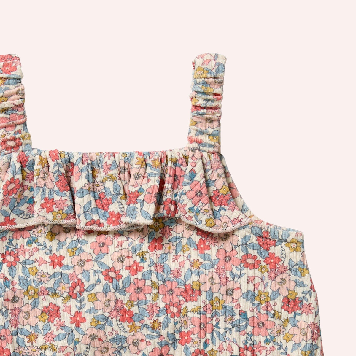 WILSON &amp; FRENCHY Organic Playsuit - Summer Bloom Toddler Clothing - Zabecca Living