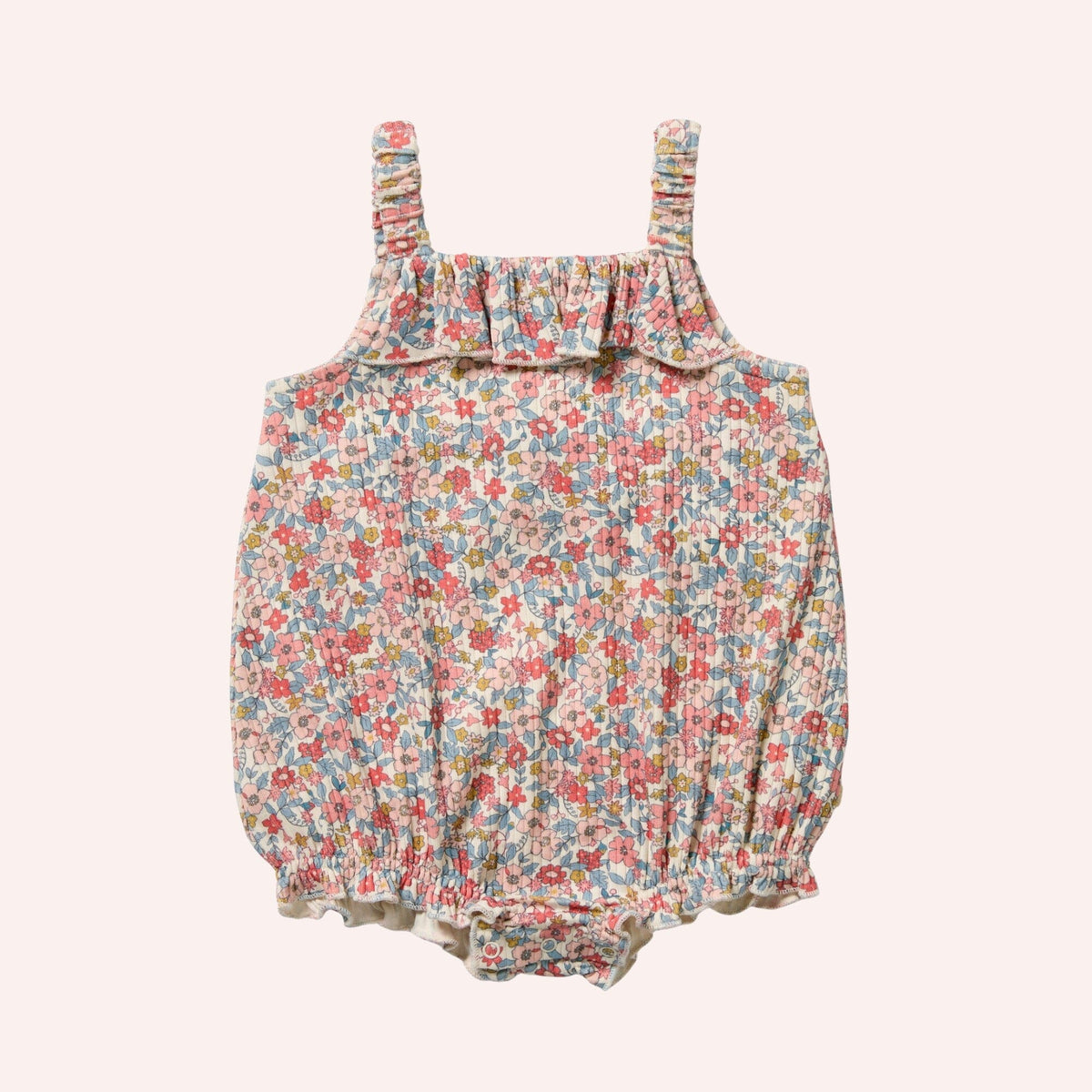 WILSON &amp; FRENCHY Organic Playsuit - Summer Bloom Toddler Clothing - Zabecca Living