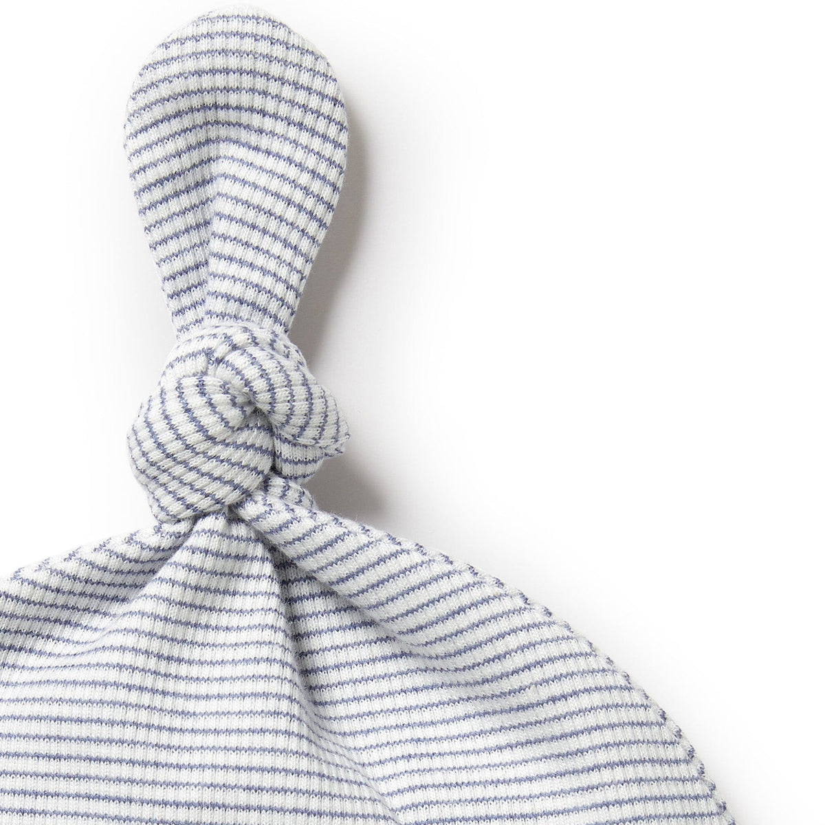 WILSON & FRENCHY Organic Stripe Rib Knot Hat - Rain Drop Baby Hat - Zabecca Living