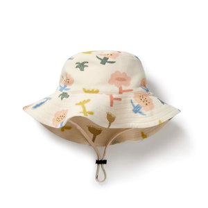 WILSON & FRENCHY Organic Sun Hat - Cookie Cut Baby Hat - Zabecca Living