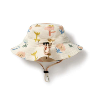 WILSON & FRENCHY Organic Sun Hat - Cookie Cut Baby Hat - Zabecca Living