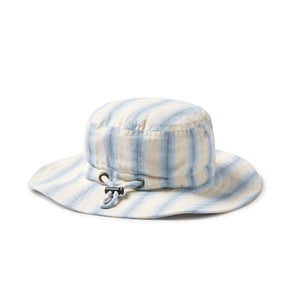 WILSON & FRENCHY Organic Sun Hat - Deep Blue Stripe Toddler Clothing - Zabecca Living