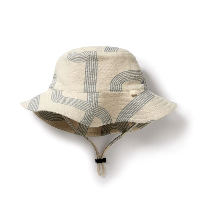 WILSON &amp; FRENCHY Organic Sun Hat - Follow Me Baby Hat - Zabecca Living