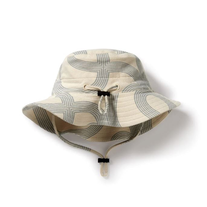 WILSON &amp; FRENCHY Organic Sun Hat - Follow Me Baby Hat - Zabecca Living