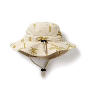 WILSON & FRENCHY Organic Sun Hat - Palm Days Baby Hat - Zabecca Living