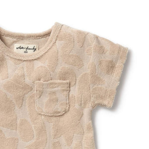 WILSON & FRENCHY Organic Terry Growsuit - Pattern Play BABY CLOTHING - Zabecca Living