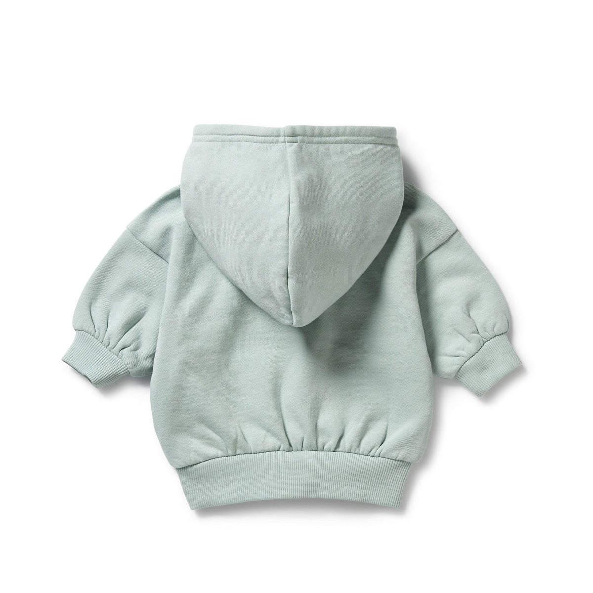WILSON &amp; FRENCHY Organic Terry Hooded Sweat - Sage Toddler Clothing - Zabecca Living