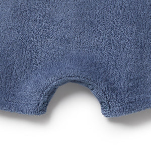 WILSON & FRENCHY Organic Terry Overall - Deep Blue Toddler Clothing - Zabecca Living