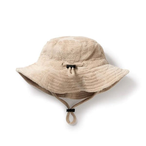 WILSON & FRENCHY Organic Terry Sun Hat - Pattern Play KIDS HAT - Zabecca Living