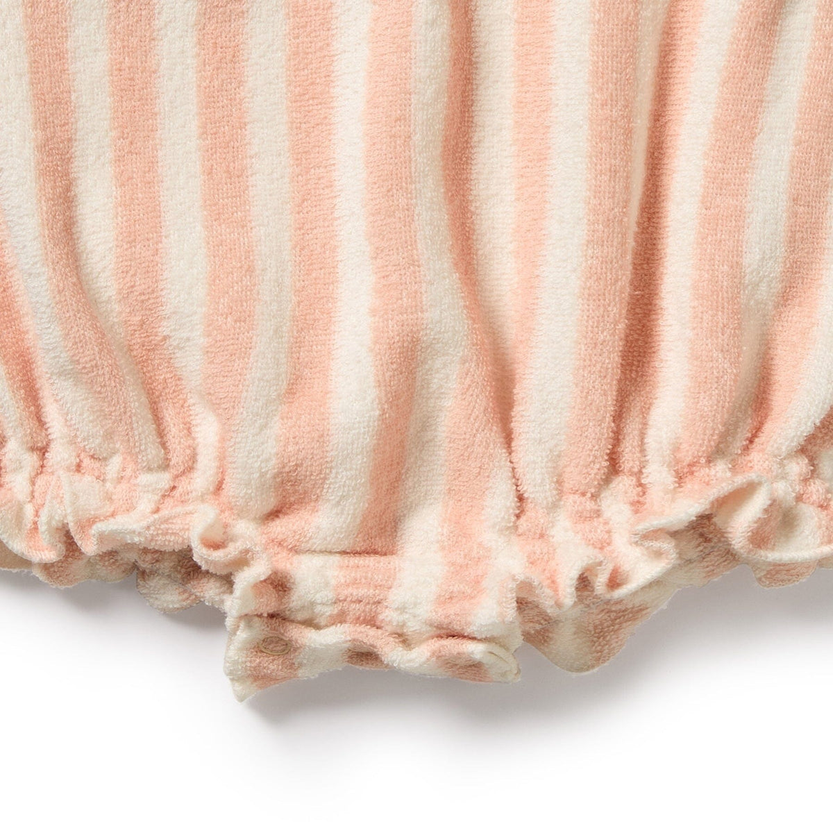 WILSON &amp; FRENCHY Organic Terry Tie Playsuit - Strawberry Wave Toddler Clothing - Zabecca Living