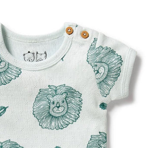 WILSON & FRENCHY Pointelle Bodysuit - Little Lion BABY CLOTHING - Zabecca Living