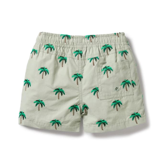 WILSON &amp; FRENCHY Swim Board Short - Forest Palm Toddler Clothing - Zabecca Living
