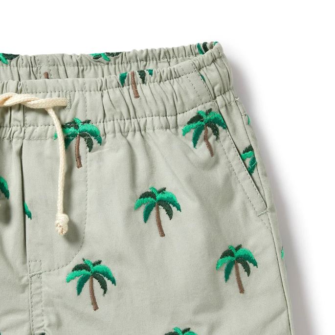 WILSON &amp; FRENCHY Swim Board Short - Forest Palm Toddler Clothing - Zabecca Living