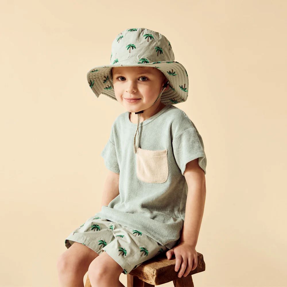 WILSON &amp; FRENCHY Swim Board Short - Forest Palm Toddler Clothing - Zabecca Living