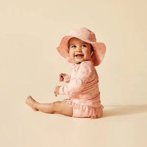 WILSON & FRENCHY Swim Sun Hat - Amelie Floral Baby Hat - Zabecca Living