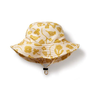 WILSON & FRENCHY Swim Sun Hat - Goldie Floral Baby Hat - Zabecca Living