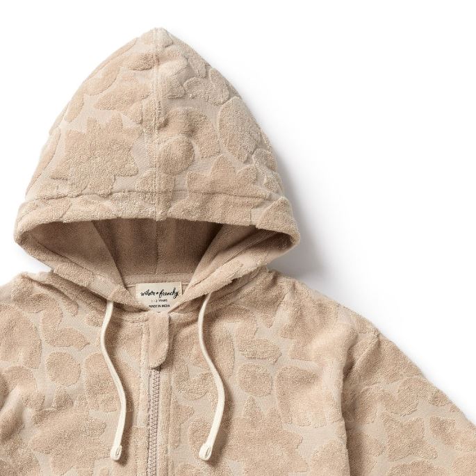 WILSON &amp; FRENCHY Terry Hooded Towel - Pattern Play Toddler Clothing - Zabecca Living