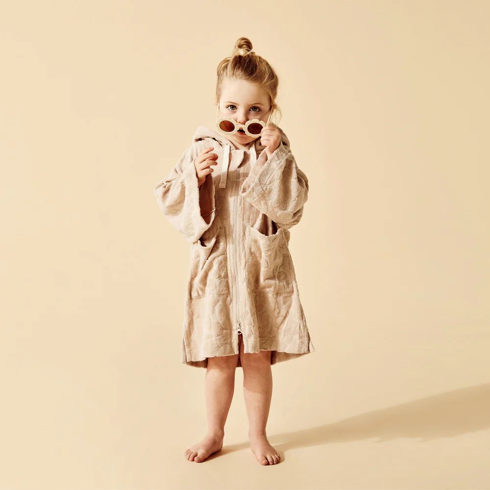 WILSON &amp; FRENCHY Terry Hooded Towel - Pattern Play Toddler Clothing - Zabecca Living