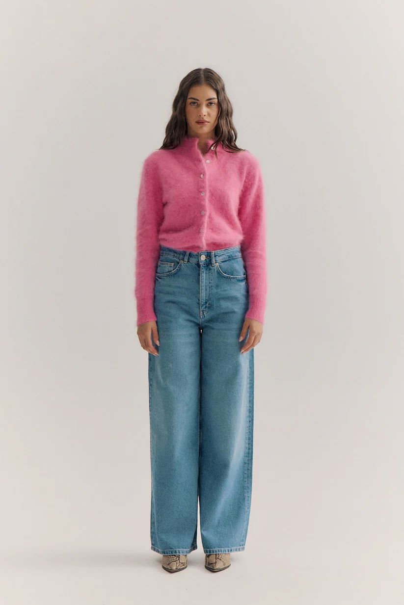 WORLD OF NOMADS Bella Button Up Cardigan - Bloom Jumpers + Knitwear - Zabecca Living
