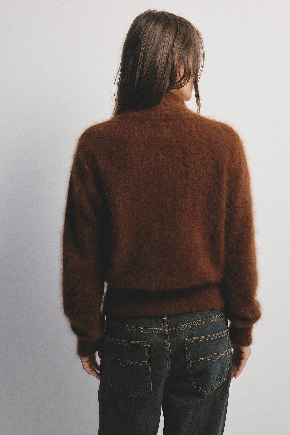 WORLD OF NOMADS Felix Zip Cardigan - Chocolate CARDIGAN - Zabecca Living