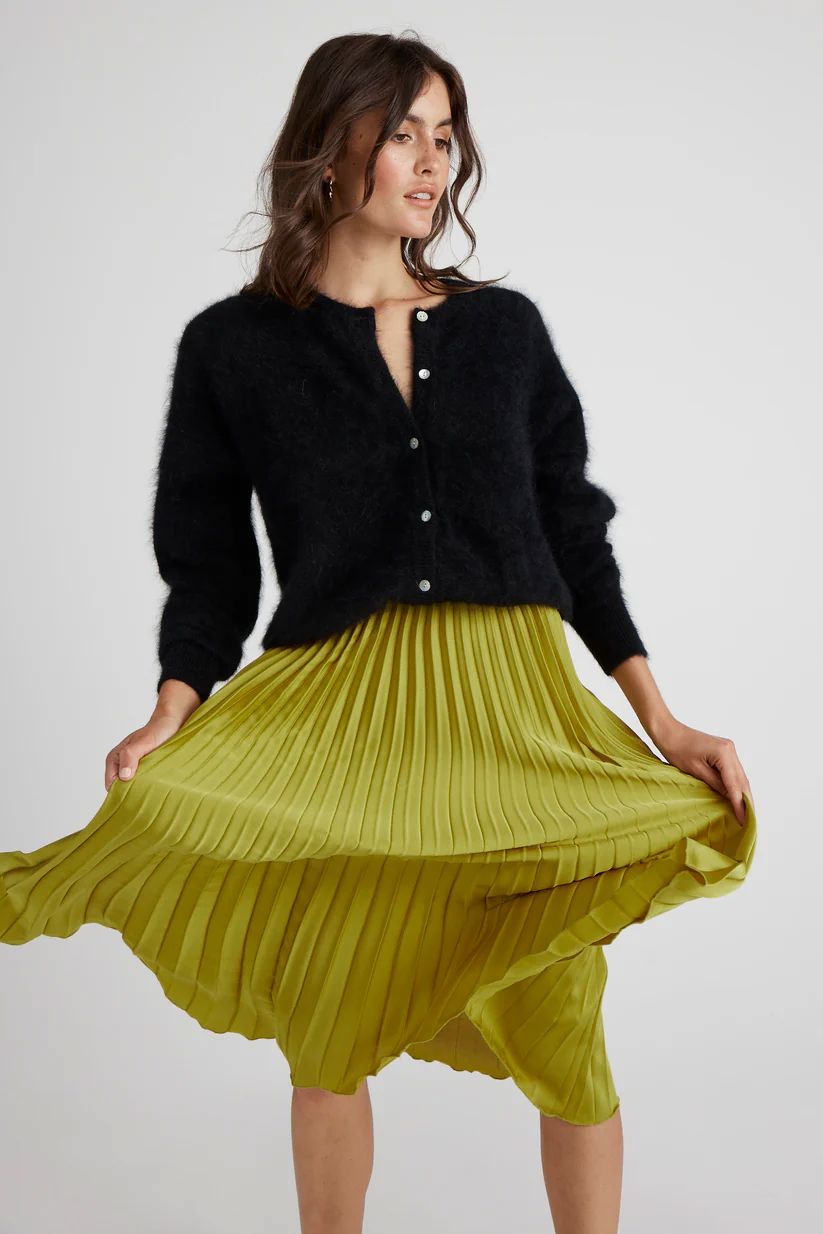 WORLD OF NOMADS Frankie Crew Cardigan - Black CARDIGAN - Zabecca Living