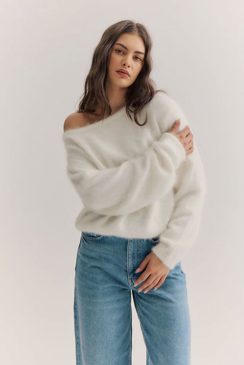 WORLD OF NOMADS Stella Boat Neck Knit - Snow Jumpers + Knitwear - Zabecca Living