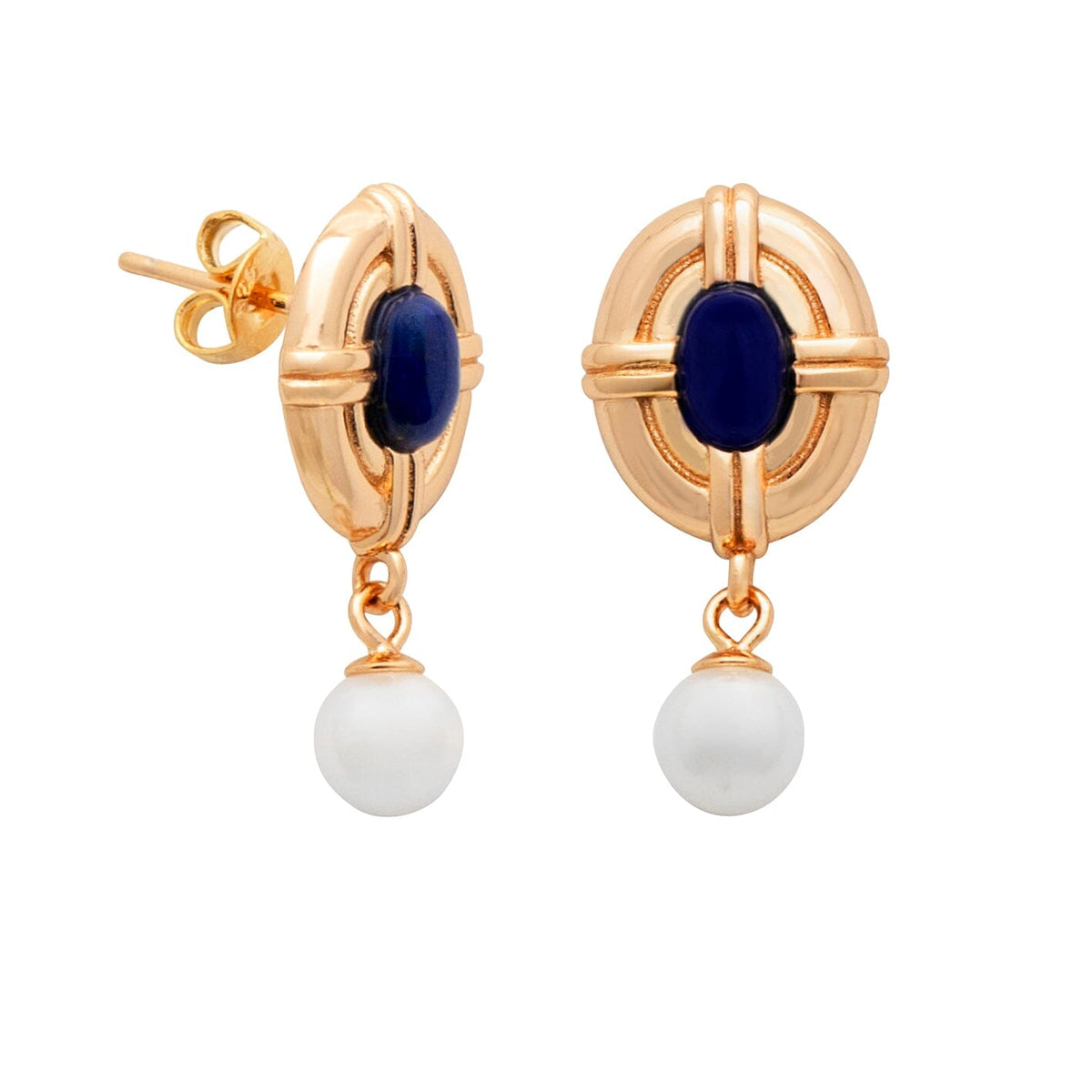 YiSu DESIGN Blue Night Earrings Earrings - Zabecca Living