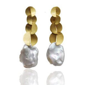 YiSu DESIGN Cascading Leaves Earrings Earrings - Zabecca Living