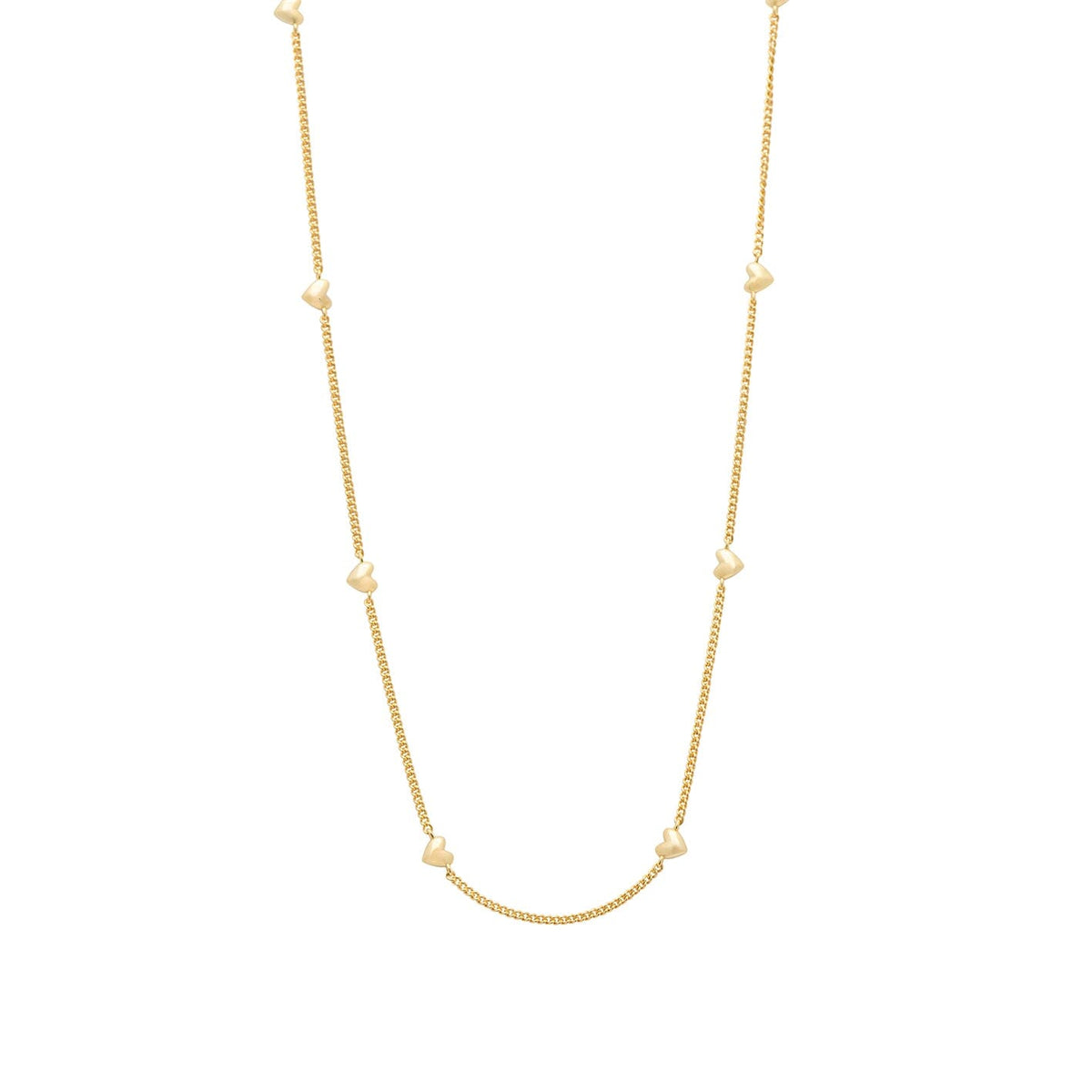YiSu DESIGN Love Hearts Chain Necklace Necklace - Zabecca Living