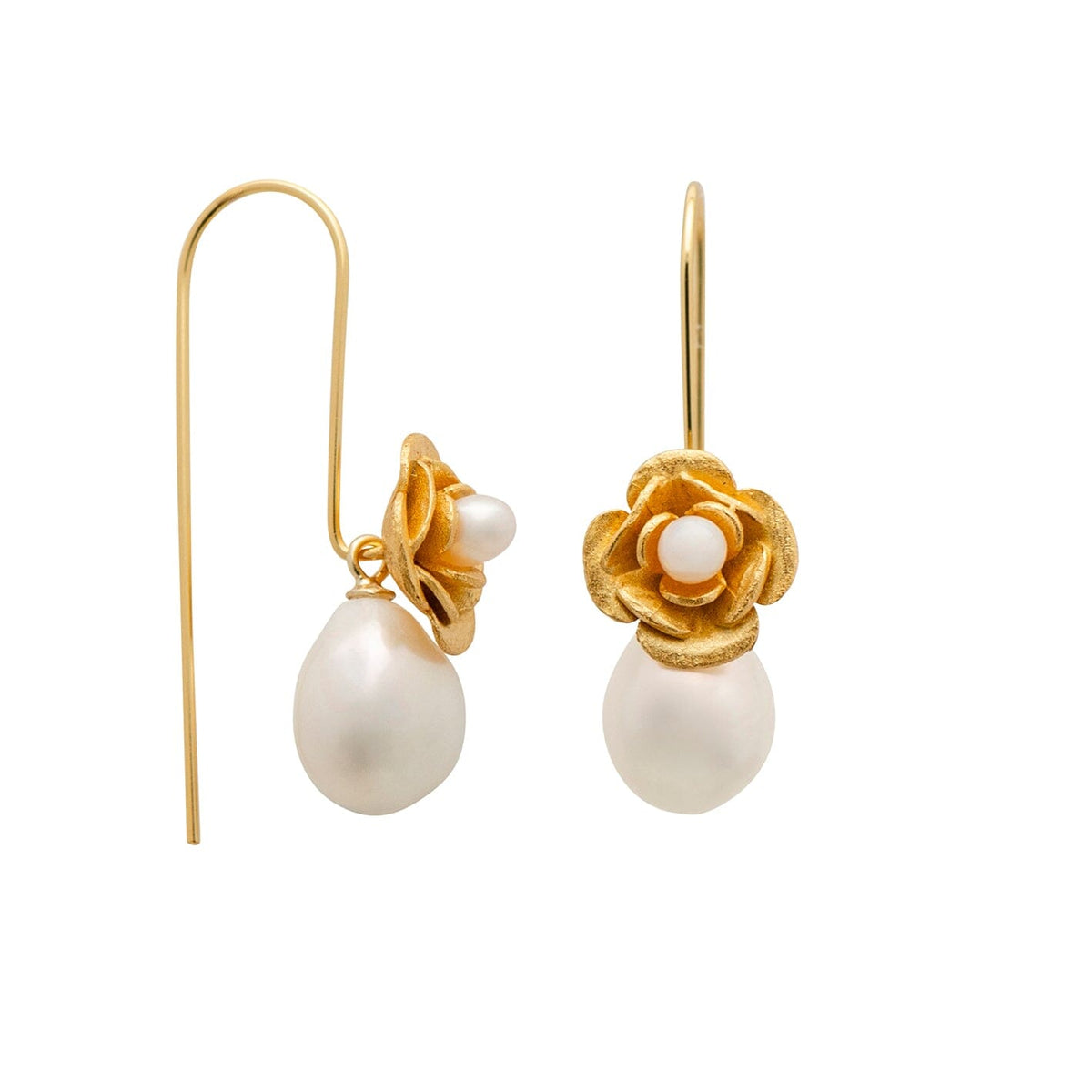 YiSu DESIGN Rose Hook Earrings Earrings - Zabecca Living